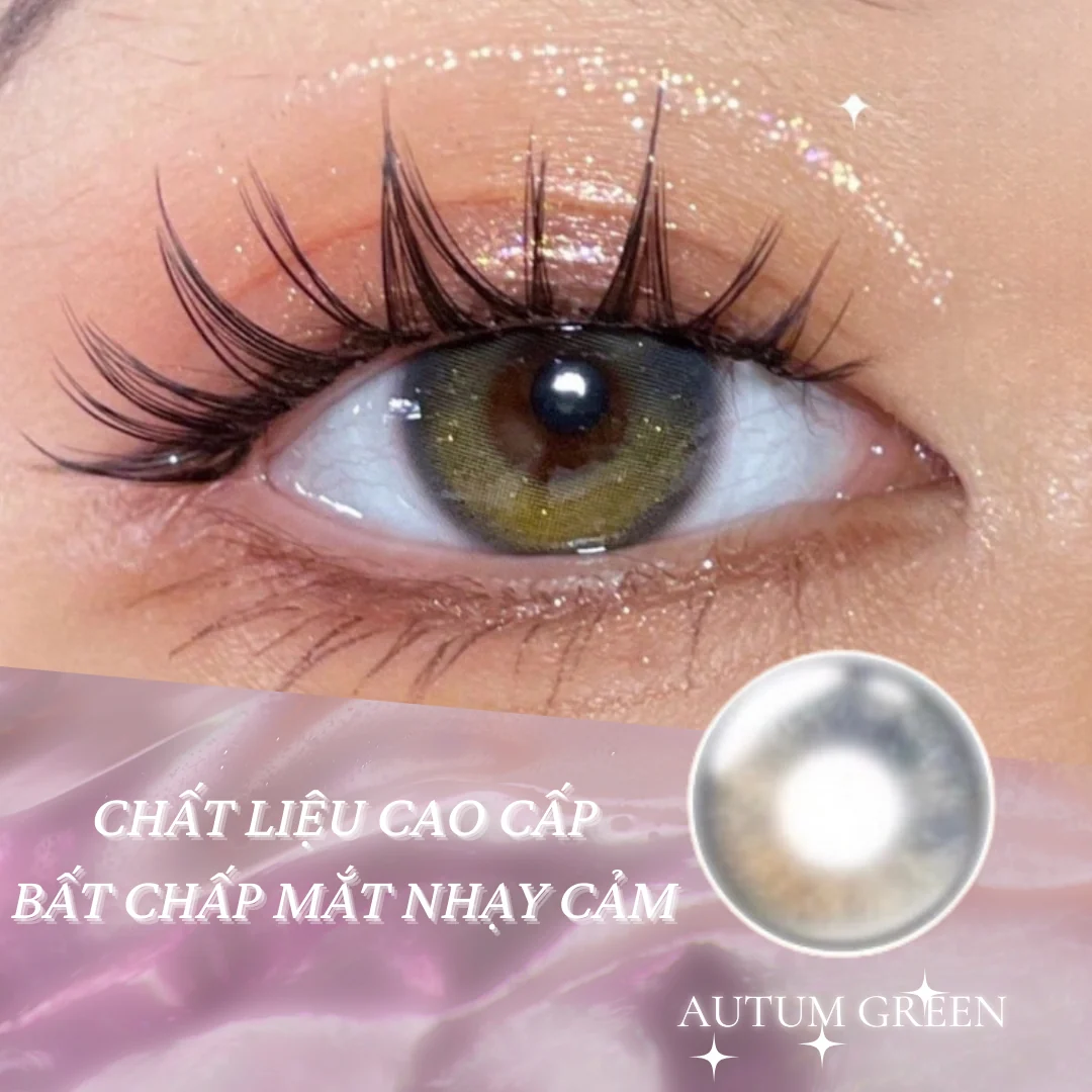 Lens Autumn Green màu xanh lá — ảnh sản phẩm VIVILENS