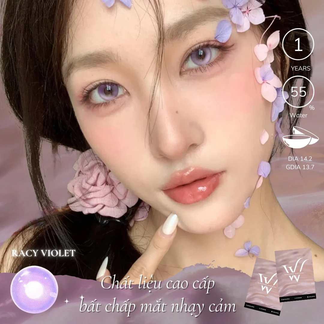 Lens Racy Violet màu tím — ảnh sản phẩm VIVILENS