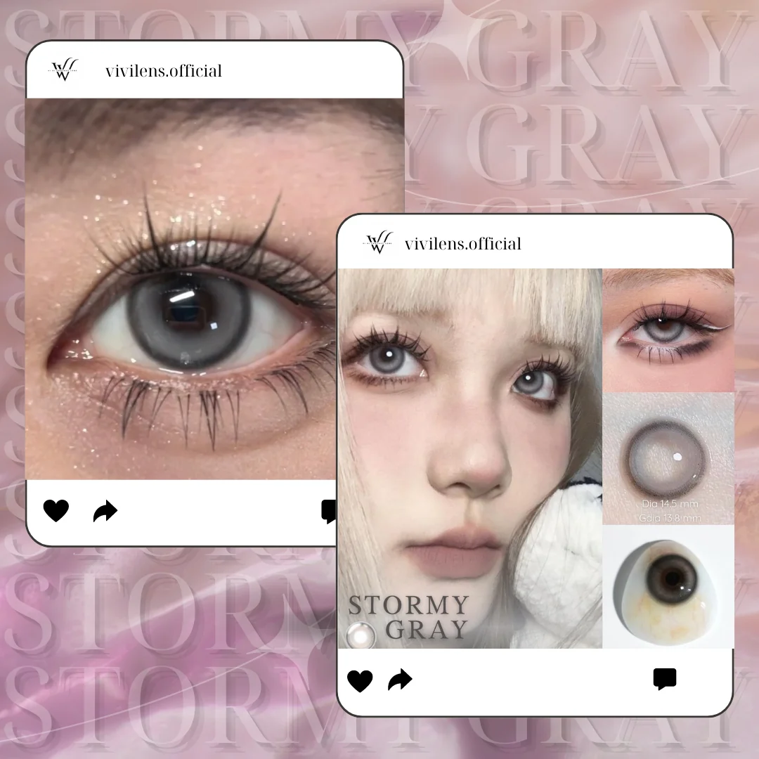 Lens Nani Gray màu xám — ảnh sản phẩm VIVILENS
