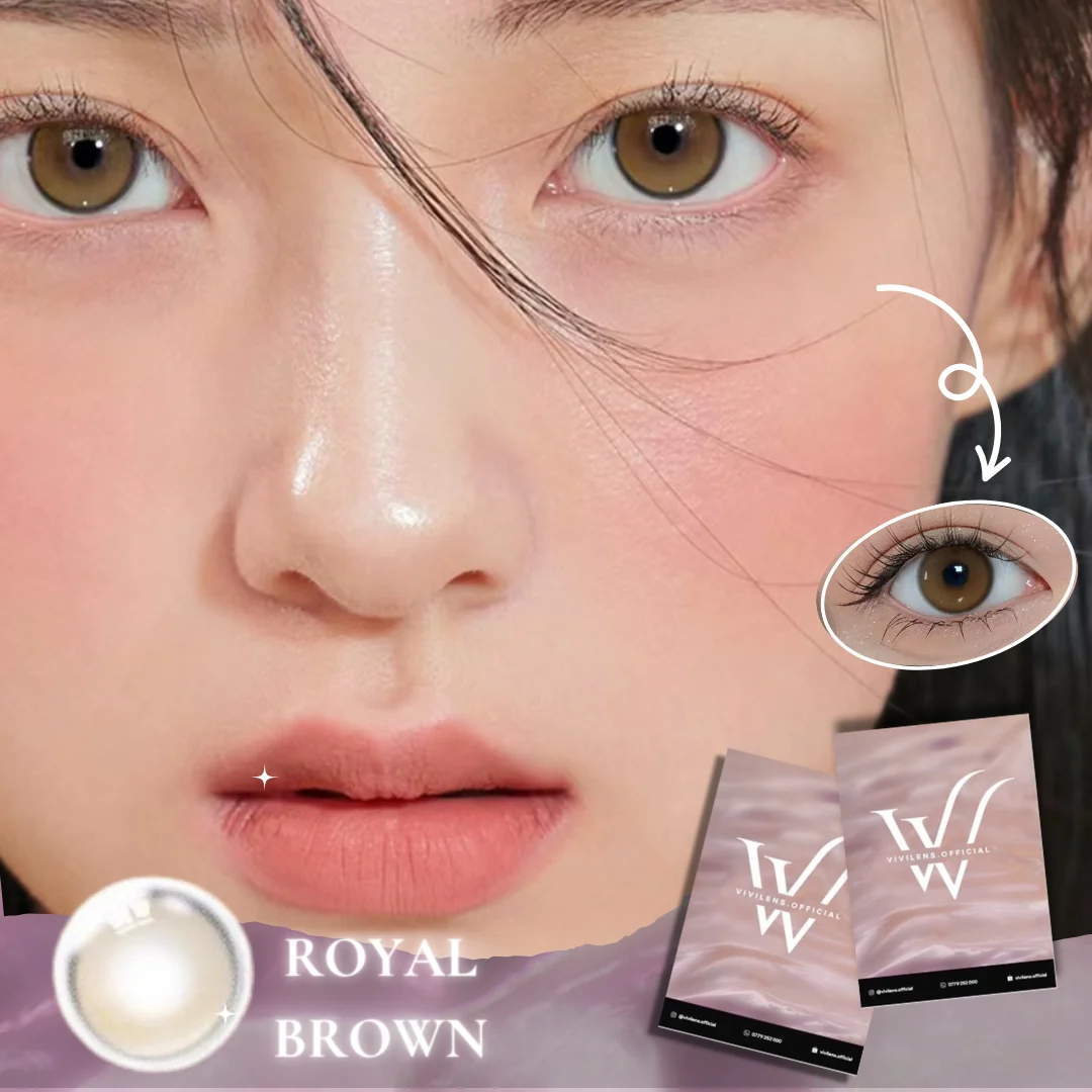 Lens Royal Brown màu nâu — ảnh sản phẩm VIVILENS