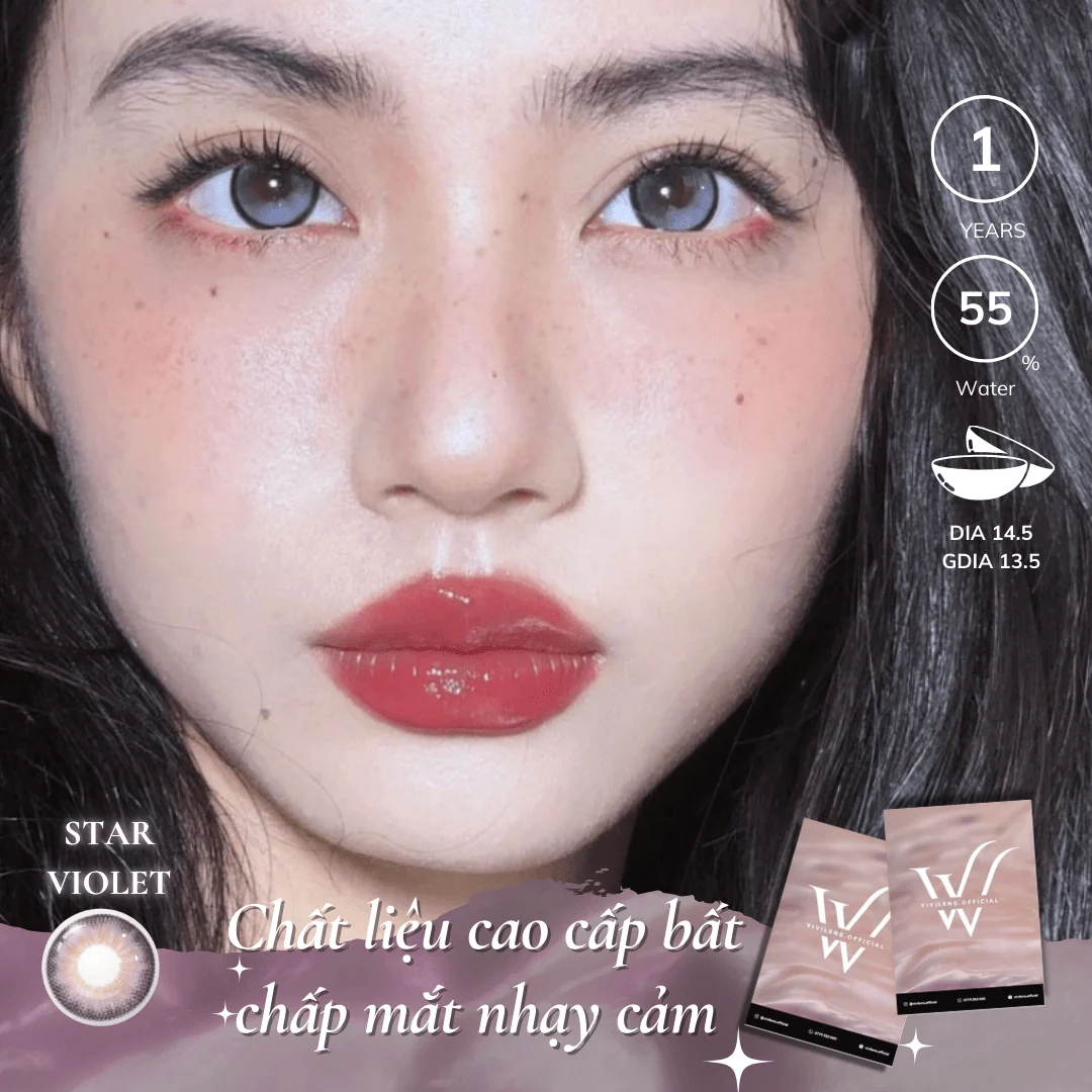 Lens Starv Violet màu tím — ảnh sản phẩm VIVILENS