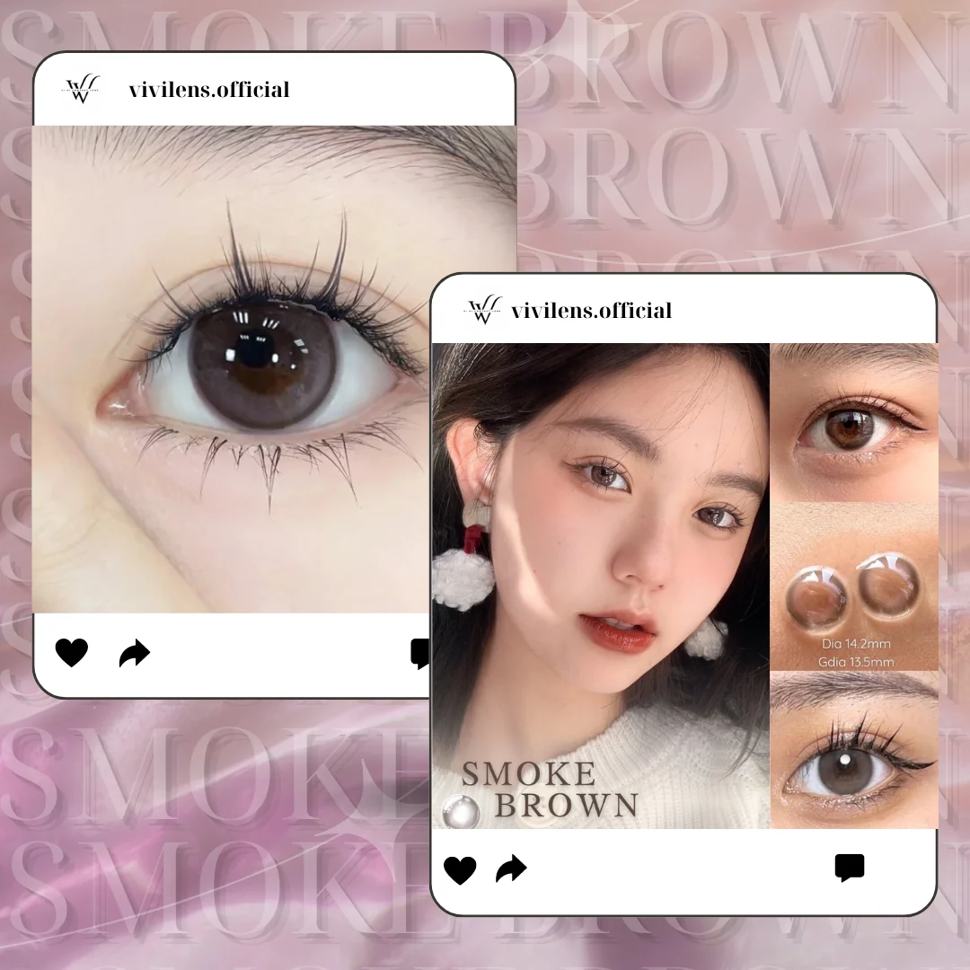 Lens Smoke Brown màu nâu — ảnh sản phẩm VIVILENS