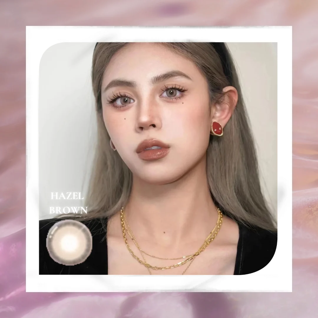 Lens Hazel Brown màu nâu — ảnh sản phẩm VIVILENS