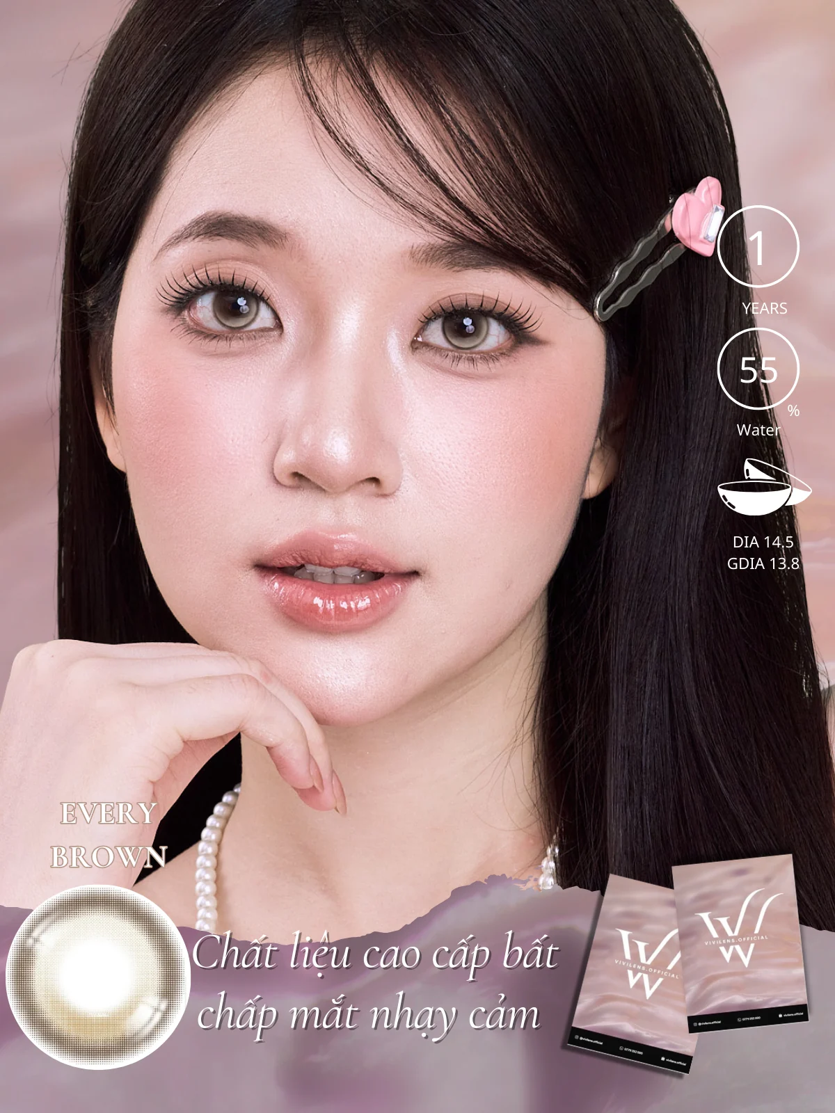Lens Every Brown màu nâu — ảnh sản phẩm VIVILENS