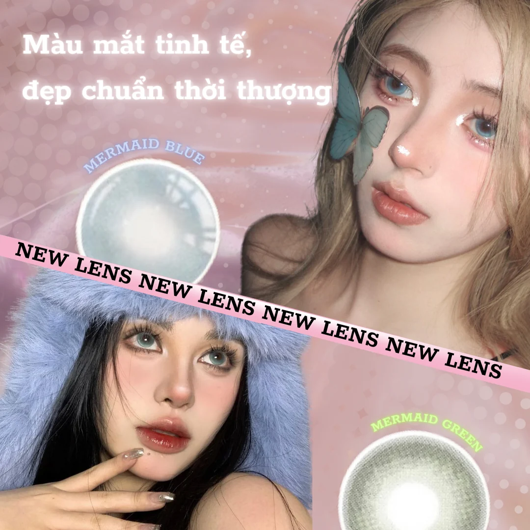 Lens Mermaid Blue&Green màu xanh dương — ảnh sản phẩm VIVILENS
