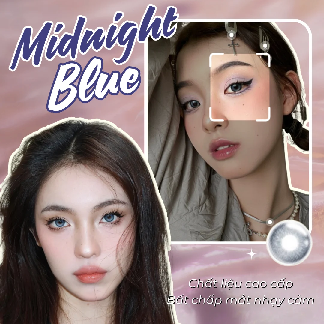 Lens Midnight Blue màu xanh dương — ảnh sản phẩm VIVILENS